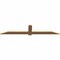 Ekena Millwork Eugene Smooth Timber Gable Bracket, Western Red Cedar, 96"W x 20"H x 1 1/2"D x 5 1/2"F, 5/12 Pitch GBW096X20X0206EUG00SWR - alternate 5